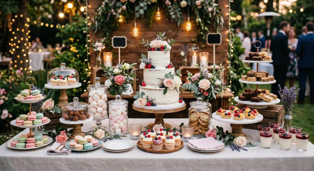 dessert table setup